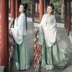 Traditional Chinese Hanfu Coat / Top / Skirt / Set