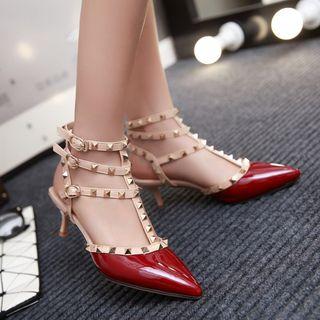 Pointy Studded Sandals
