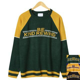 Couple Color-block Sweater