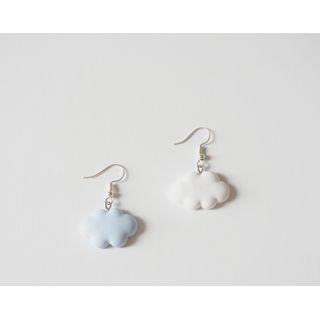 Non-matching Soft Clay Cloud Earring