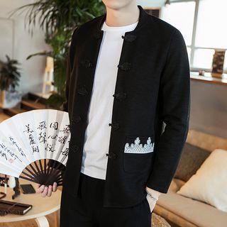 Pocketed Frog-button Jacket