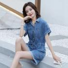 Denim Loose Fit Romper