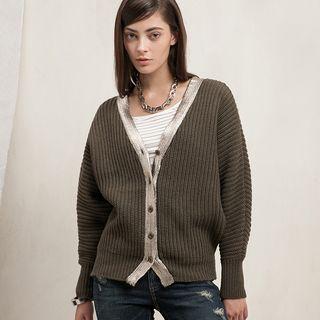 Shimmer Trim Cardigan