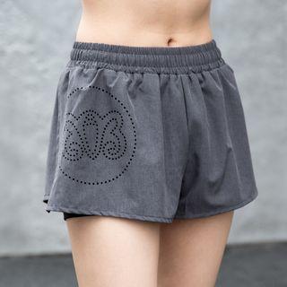 Butterfly Perforated Sports Shorts