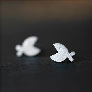 Alloy Fish Earring 1 Pair - As Shown In Figure - One Size