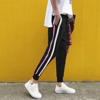 Color Block Tapered Sweatpants