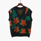 Flower Sweater Vest
