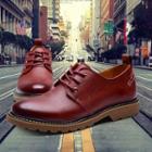 Genuine-leather Lace-up Casual Shoes