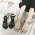 Clear Block-heel Sandals