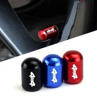 Set Of 4: Alloy Car Tire Valve Stem Cap