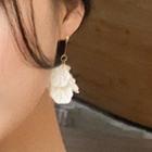 Petal Fringed Earring White - 1 Pair - One Size