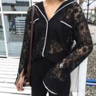 Lace Piped Jacket