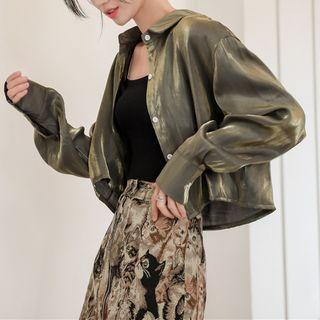 Glitter Shirt Silver - One Size