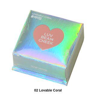 Lilybyred - Luv Beam Cheek - 9 Colors #02 Lovable Coral