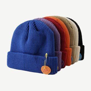 Safety Pin Knit Beanie