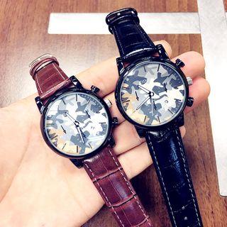 Camouflage Strap Watch