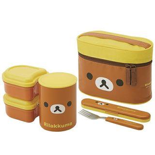 Rilakkuma Thermal Lunch Box Set One Size