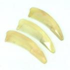 Horn Hair Comb 428 - Horn Hair Comb - Khaki - 13cm X 3.5cm