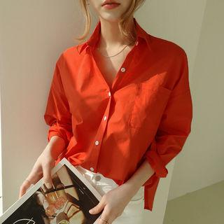 Pocket-patch Boxy Shirt