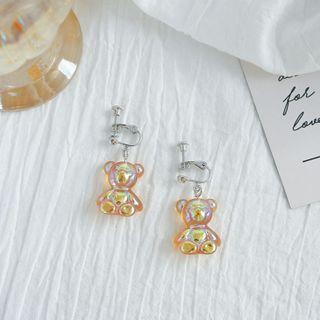 Bear Acrylic Drop Earring