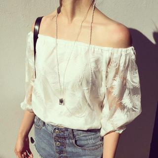 Lace Off-shoulder Top