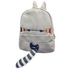 Embroidered Cat Backpack