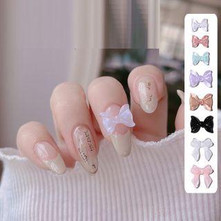 Set Of 6 : Bow Nail Art Decoration