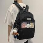 Pvc Panel Lightweight Backpack / Bag Charm / Set