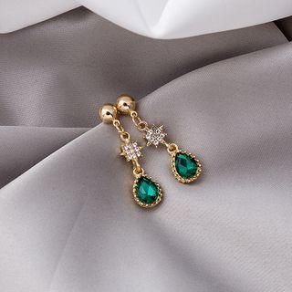 Gemstone Dangle Earring 1 Pair - E2885 - As Shown In Figure - One Size
