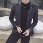 Single-button Melange Jacket
