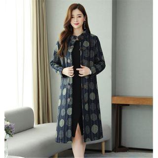 Dotted Midi Coat