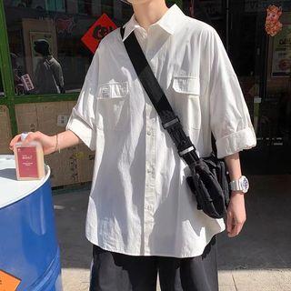Elbow-sleeve Shirt / Sweatshorts