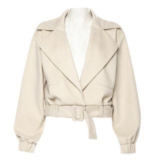 Batwing Sleeve Cropped Jacket