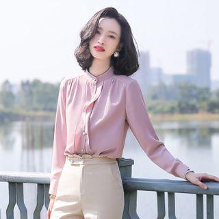 Ruffle Trim Blouse / Pencil Skirt / Dress Pants / Set