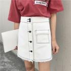 Fray Mini Skirt