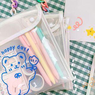 Cartoon Transparent Pvc Document Bag