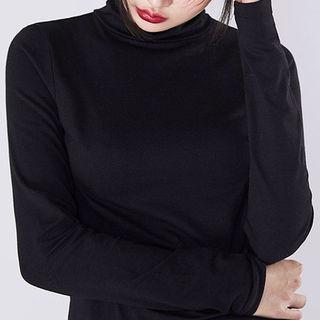 Turtle-neck Colored Top