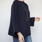 Loose-fit Wide-sleeve Knit Top