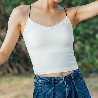 Spaghetti Strap Metallic Top