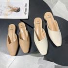Paneled Slide Sandals