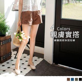 Slit-side Elasticized Shorts