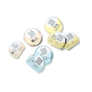 Too Cool For School - Egg Cream Mask Set 5pcs (3 Types) #firming