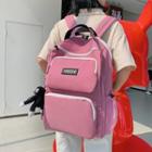 Applique Multi-section Zip Backpack / Bag Charm