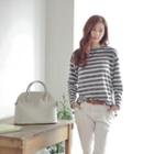Long-sleeve Stripe T-shirt