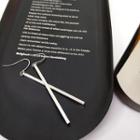 Metallic Bar Earring 1 Pair - Bar - One Size