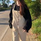 Crew-neck Sweater / Corduroy Jumper Pants