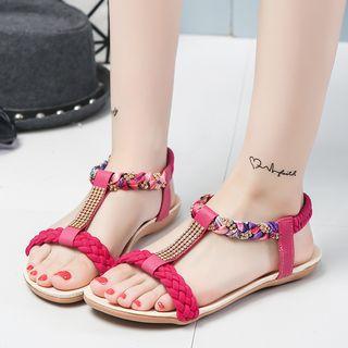 Floral Strap Sandals