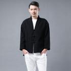 Linen Frog Button Thin Jacket