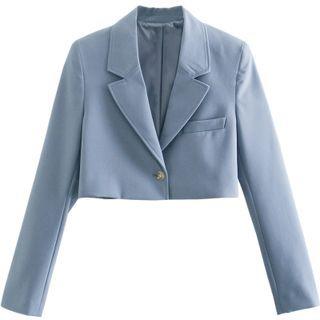 Cropped Blazer / Mini Pencil Skirt