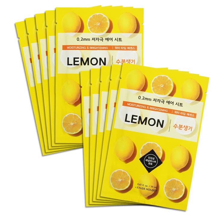 Etude House - 0.2 Therapy Air Mask (lemon) 10 Pcs